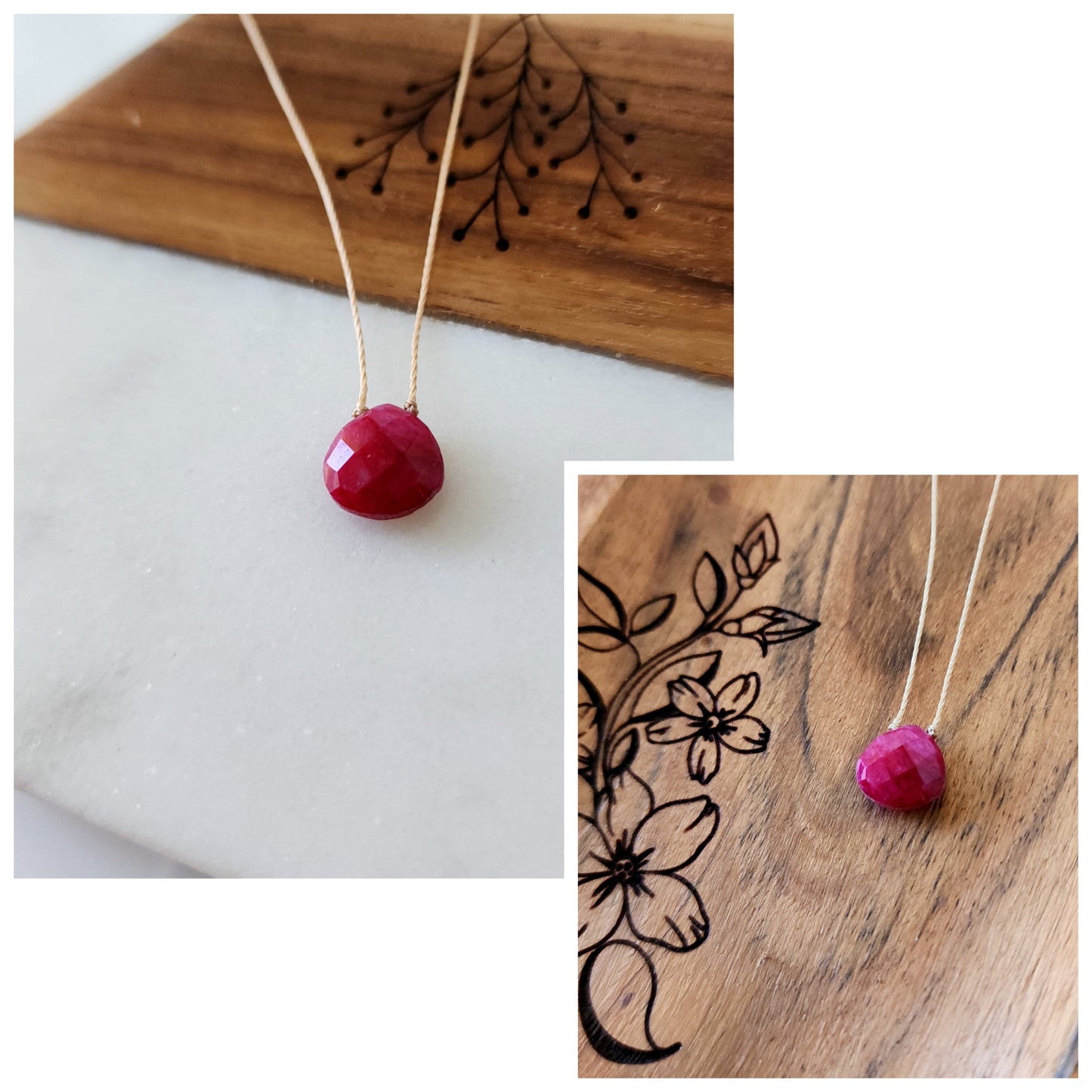 Birthstone Necklaces, January - December