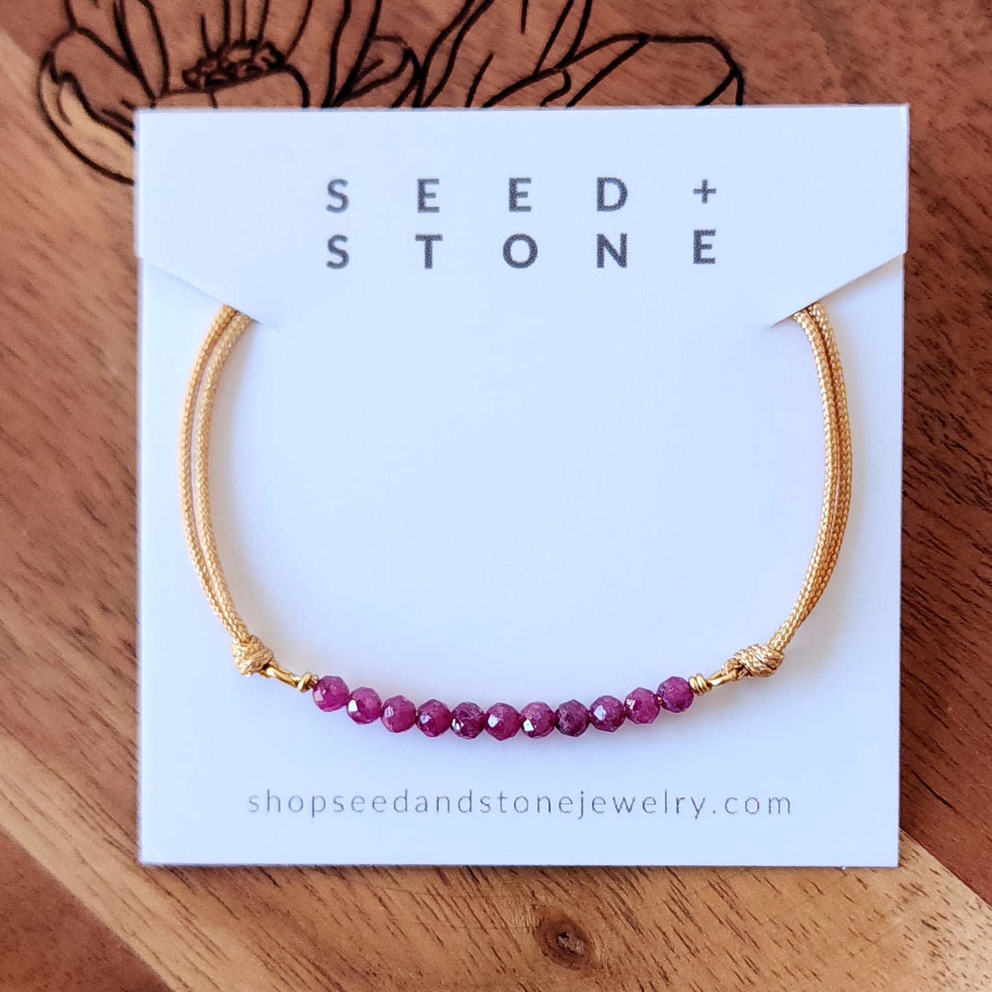 July Birthstone Bracelet