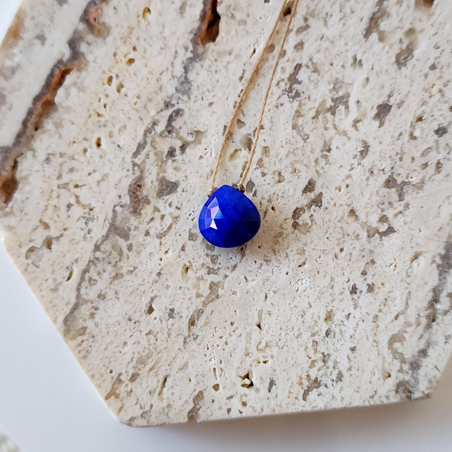 Lapis Floating Necklace